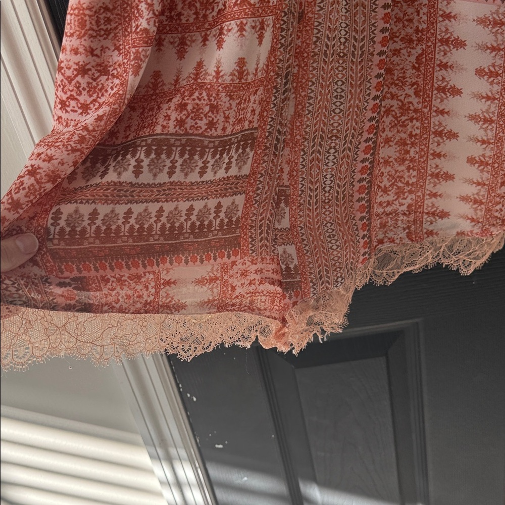 Bcbgeneration Coral Patterned Romper - image 2